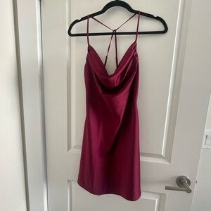 Dynamite Rich Burgundy Dress